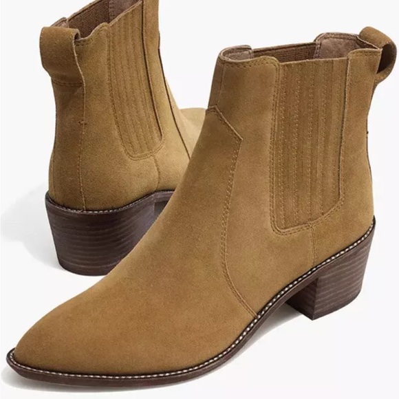 MADEWELL SIZE 8 The Ramsey Chelsea Boot in Suede J8320. - Picture 1 of 5